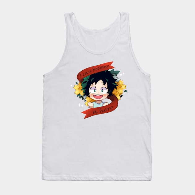 I can become a hero! Tank Top by SmolKitsune